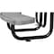 Global Industrial Round Kids Picnic Table, Gray, Expanded Metal, 46 in L, 24-1/2 in H Overall 277150KGY - alternate 2